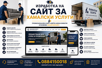 Изработка на сайт за хамалски услуги