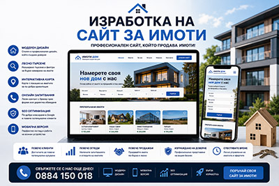 Изработка на сайт за имоти