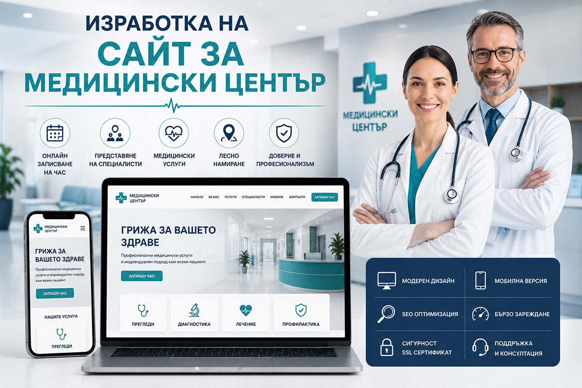 Изработка на сайт за медицински център