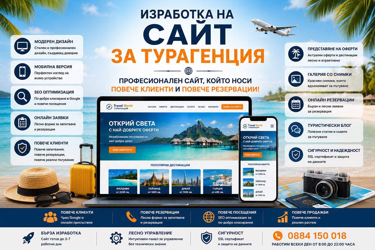 Изработка на сайт за пекарна Изработка на сайт за пекарна