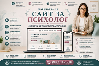 Изработка на сайт за психолог